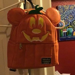Disney Parks Pumpkin Backpack